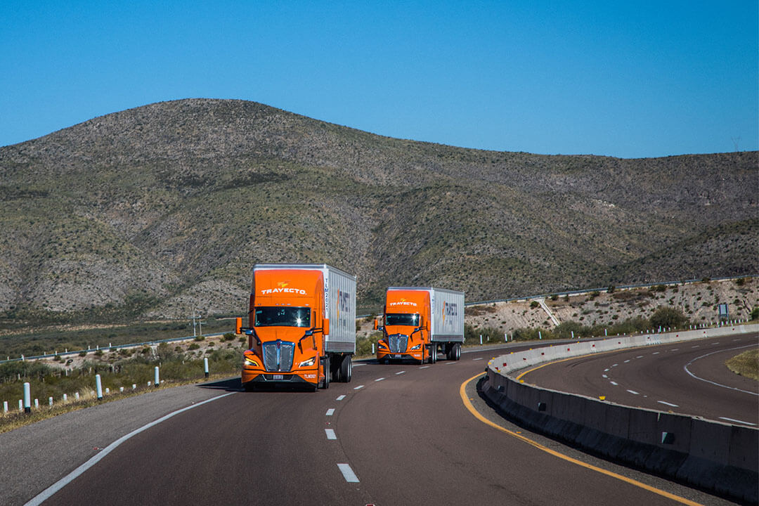 Operación Trayecto: unidades de carga en ruta